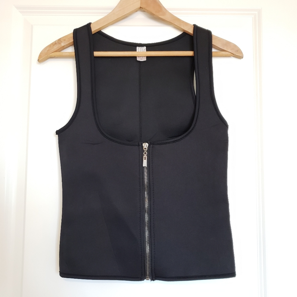 Hottie black shapewear polyester top. Size M